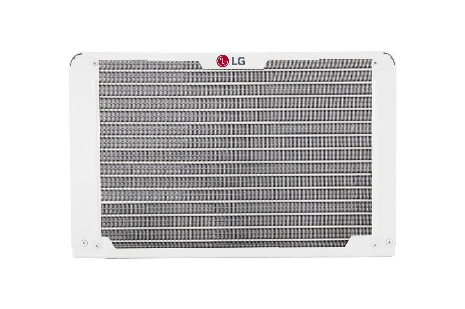 Back view of window air conditioner