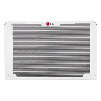 Back view of window air conditioner