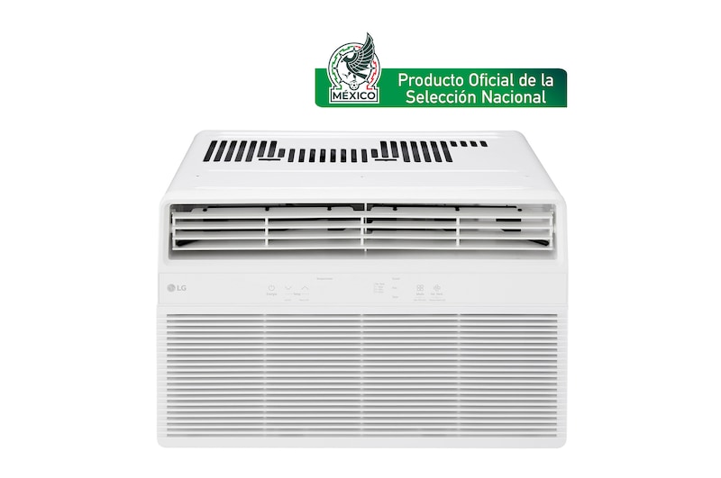 Vista frontal de Aire Acondicionado LG Tipo Ventana, 5,000 BTU/h Ton, Frío, (Voltaje 115V / 60HZ) W051CE1