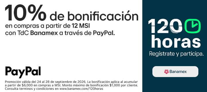 120 hrs Banamex