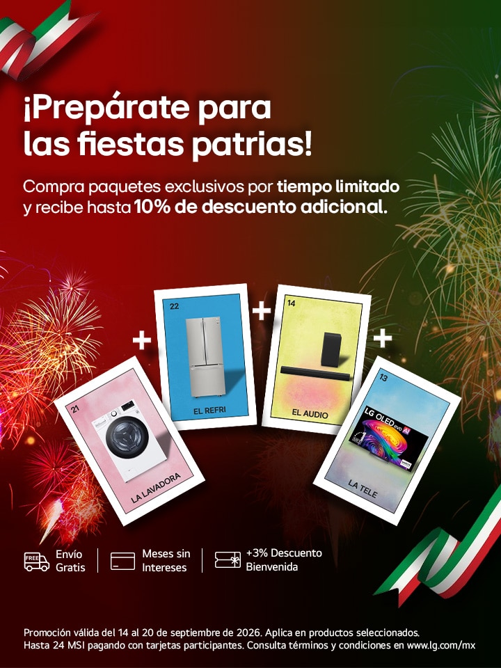 Prepárate para las fiestas patrias