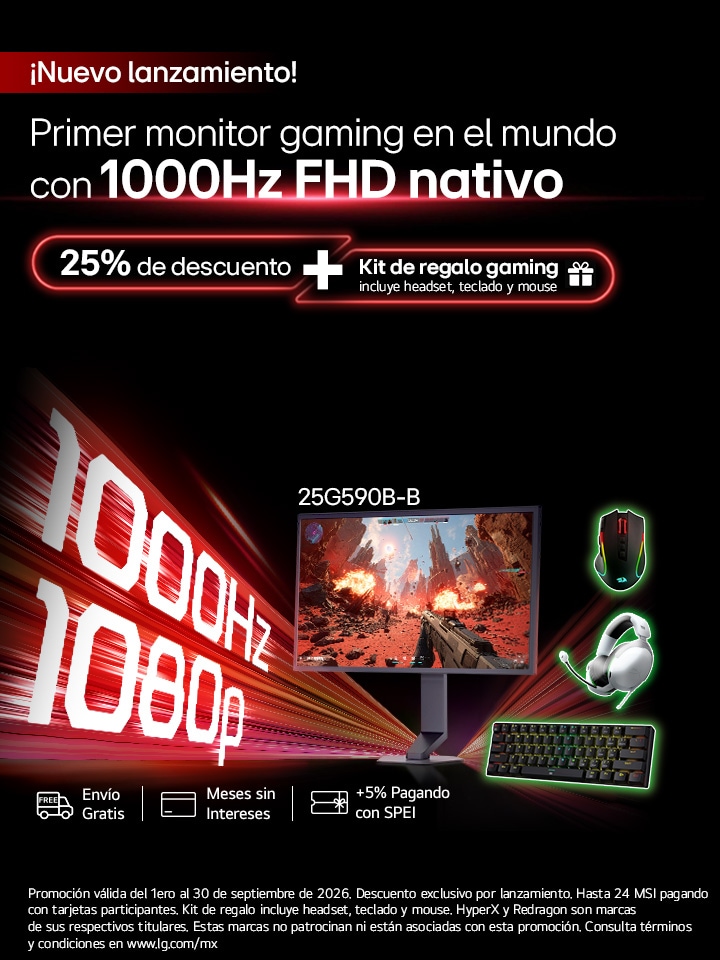 Monitor gaming 1000Hz FHD