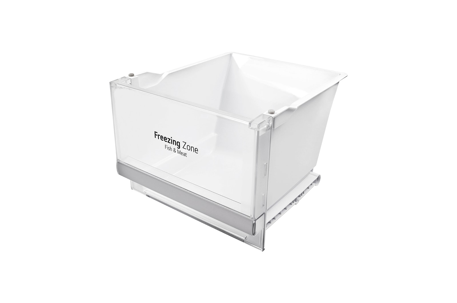 Vista frontal de Charola inferior del congelador AJP74894601