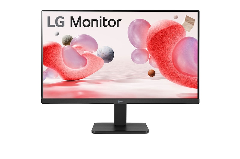 Front view of monitor