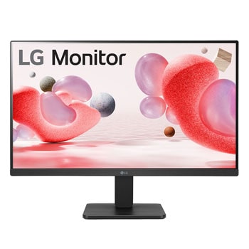 Front view of monitor