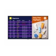 Vista frontal de 65&#34; 700 nits   UHD Signage 65UH7F-B
