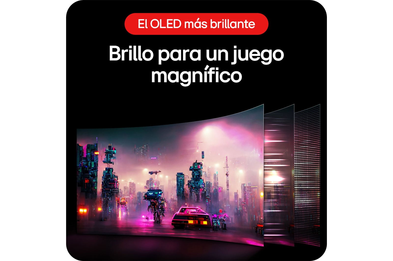 Monitor Gaming LG UltraGear 45GS96QB que ofrece brillantez para una gran experiencia de juego gracias a la pantalla OLED más brillante.