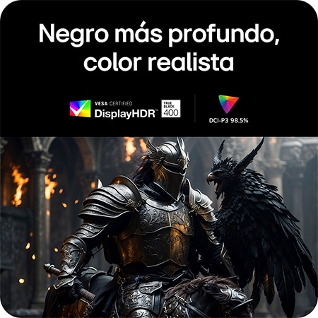 Monitor LG 39GX90SA ofrece negros más profundos y colores realistas mediante la certificación VESA DisplayHDR™ 400 (True Black) y la cobertura 98.5% DCI-P3.