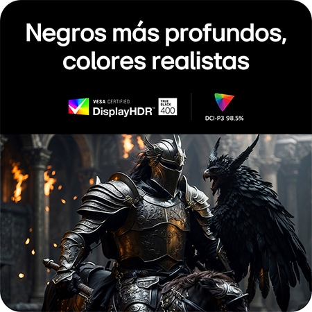 Monitor LG 45GX950A ofrece negros más profundos y colores más realistas mediante la certificación VESA DisplayHDR™ 400 (True Black) y la cobertura 98.5% DCI-P3.