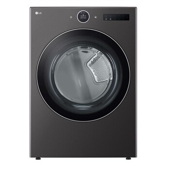 Vista frontal Secadora Carga Frontal LG DF22BFXS6BK
