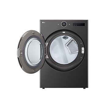 Puerta del frente abierta Secadora Carga Frontal LG DF22BFXS6BK