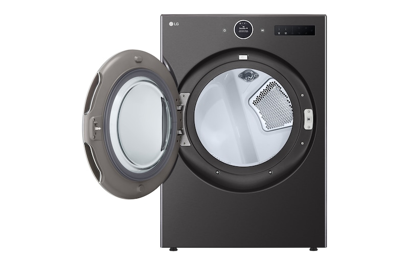 Puerta del frente abierta Secadora Carga Frontal LG DF22BFXS6BK