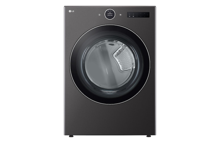 Vista frontal Secadora Carga Frontal LG DF22BFXS6BK
