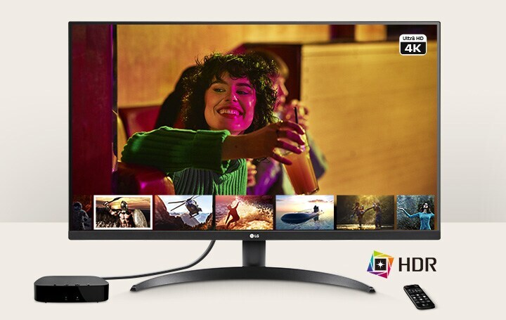 El monitor que permite a los usuarios disfrutar de contenidos 4K y HDR.