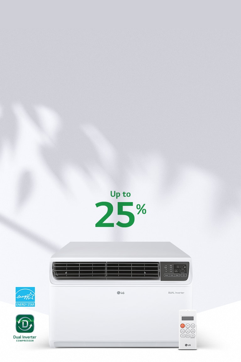 Los aires acondicionados LG, con tecnología avanzada y certificado Energy Star®, garantizan eficiencia energética y ahorro.