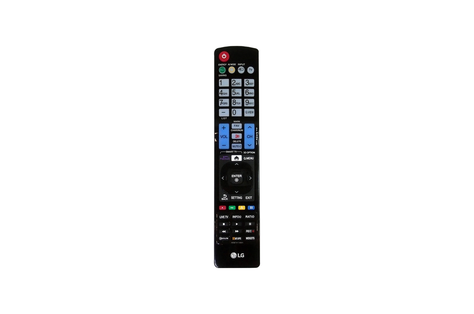 Este es el control remoto para TV