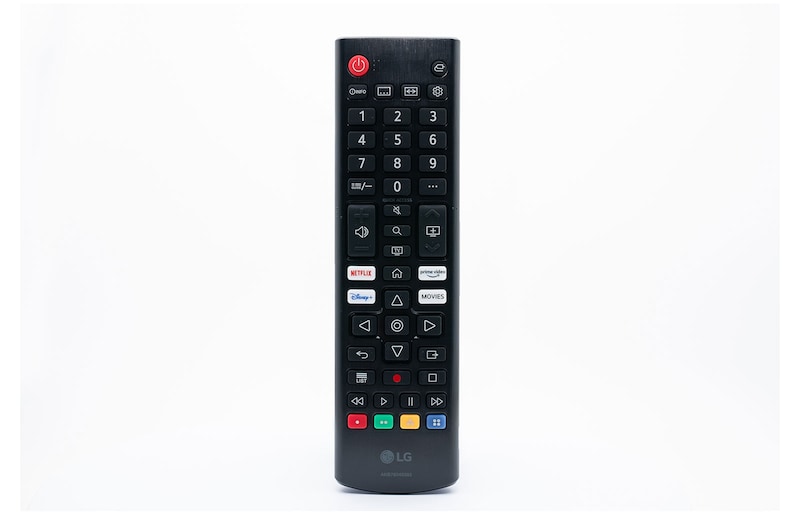 Vista frontal de Controlador remoto para TV AKB76040303