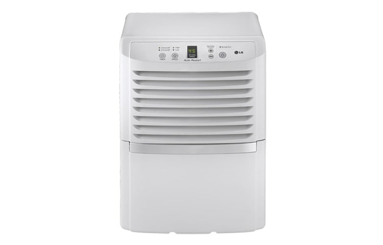 Vista frontal de LG Deshumidificador D451WH