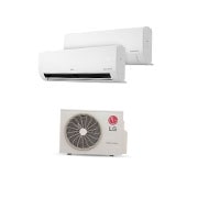 LG Aire Acondicionado Multisplit LG, Compresor 34,000 BTU/h con 1 Evaporadora 12,000 BTU/h y 1 evaporadora 24,000 BTU/h, Solo Frío, 220V, Compresor Rotativo Twin Inverter con 10 años de garantía, A3UQ34-1224