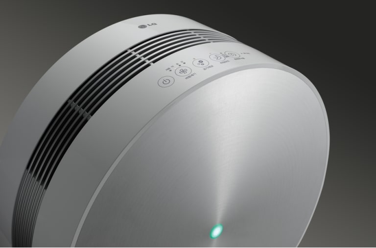 LG Purificador de Aire LG, Funcionamiento silencioso, Sistema de Filtros de 3 pasos, Sensor PM1.0, Motor Inverter, 10 años de Garantía., AS401VSA0