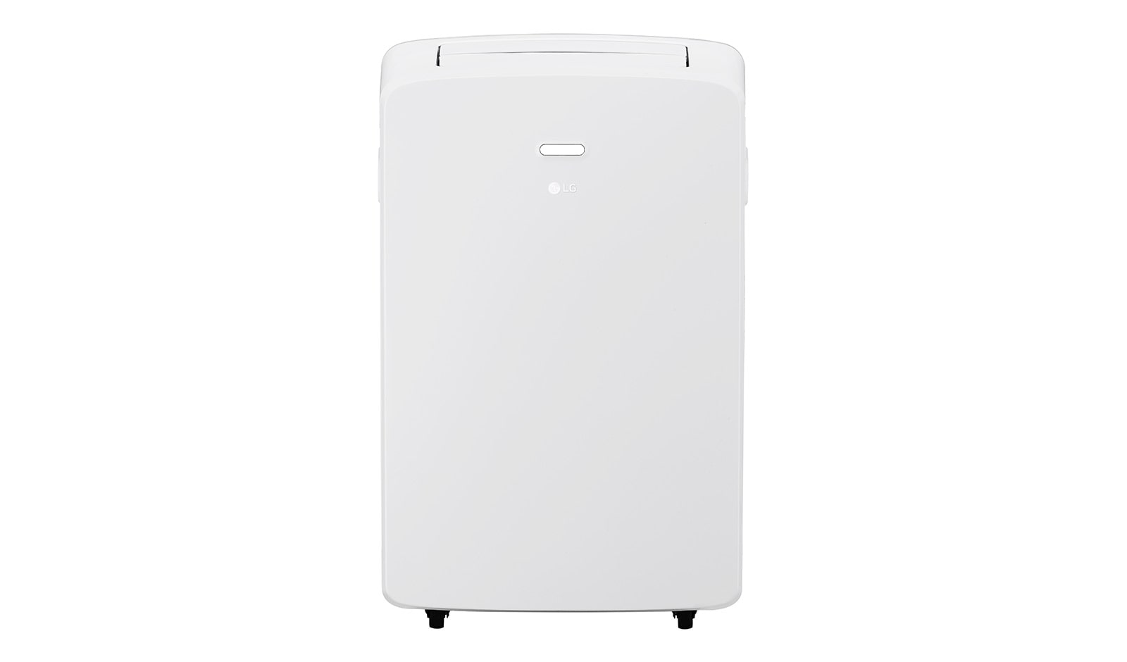 Vista frontal de Aire Acondicionado LG Portátil, Enfriamiento, Ventilador y Deshumidificador, 10,200 BTU/h, Temporizador, Funcionamiento silencioso LP1017WSR