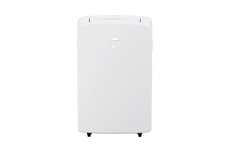 Vista frontal de Aire Acondicionado LG Portátil, Enfriamiento, Ventilador y Deshumidificador, 10,200 BTU/h, Temporizador, Funcionamiento silencioso LP1017WSR