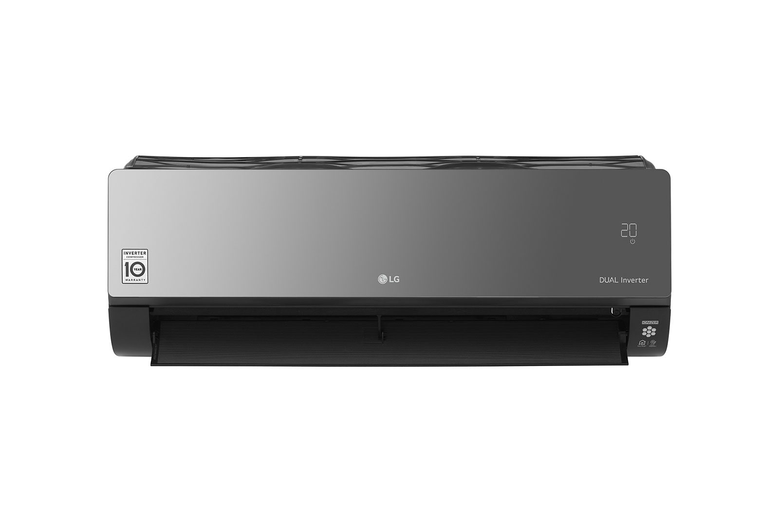 LG Aire Acondicionado LG ArtCool Inverter, Enfriamiento y Calefacción, 12,000 BTU/h, Conectividad Wi-Fi (ThinQ App), Diseño Elegante, 10 años de Garantía, VR122HW