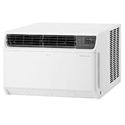 LG Aire Acondicionado LG Tipo Ventana Inverter, 1.5 Toneladas, 18,000 BTU/h, Solo Frío, 220V, Compresor Dual Inverter con 10 años de garantía, Conectividad WiFi (ThinQ™ App), Funcionamiento silencioso, VW182CE