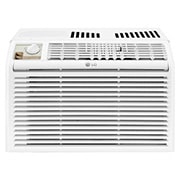 LG Aire Acondicionado LG Tipo Ventana, 0.50 Tonelada,  5,000 BTU/h, Solo Frío, 115V, Sistema de Flujo de Aire en 2 vías, Reinicio Automático, Bajo nivel de ruido, W051CS