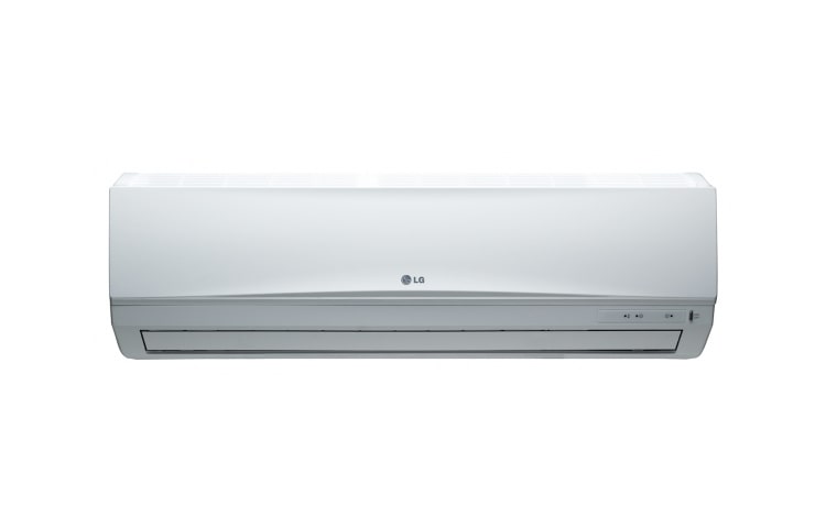 Vista frontal de Aire Acondicionado LG Tipo Mini Split, Enfriamiento 22,000 BTU/h, y Calefacción 22,500 BTU/h, Filtro MULTI Protección, Funcionamiento Silencioso, Garantía de 5 años en el compresor. SP242HN