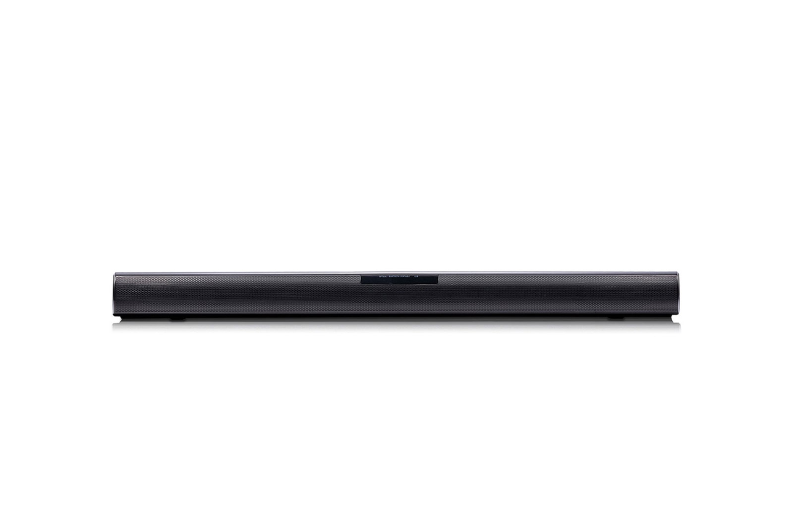 Front view of soundbar