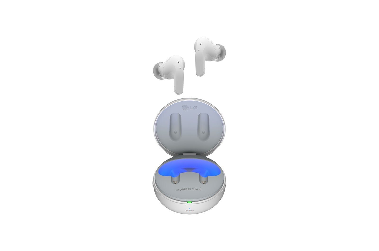 LG TONE Free audífonos inalámbricos T90 | Dolby Atmos con Dolby Head Tracking | ANC | Inalámbricos Bluetooth | Earbuds Blanco, TONE-T90Q