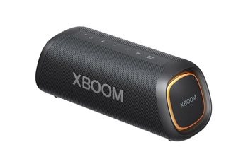 Bocina Bluetooth portátil LG XBOOM Go XG5QBK IP67 y batería de 18
