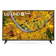 LG UHD AI ThinQ 50'' UP75 4K Smart TV, α5 AI Processor, 50UP751C0SF