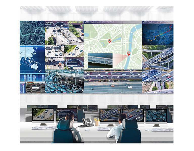 Pared de video de 0,44 mm con fuente de alimentación externa