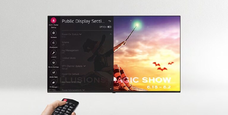 Se configura un nuevo televisor con la ayuda del USB que tiene una copia de la configuración de otro televisor.