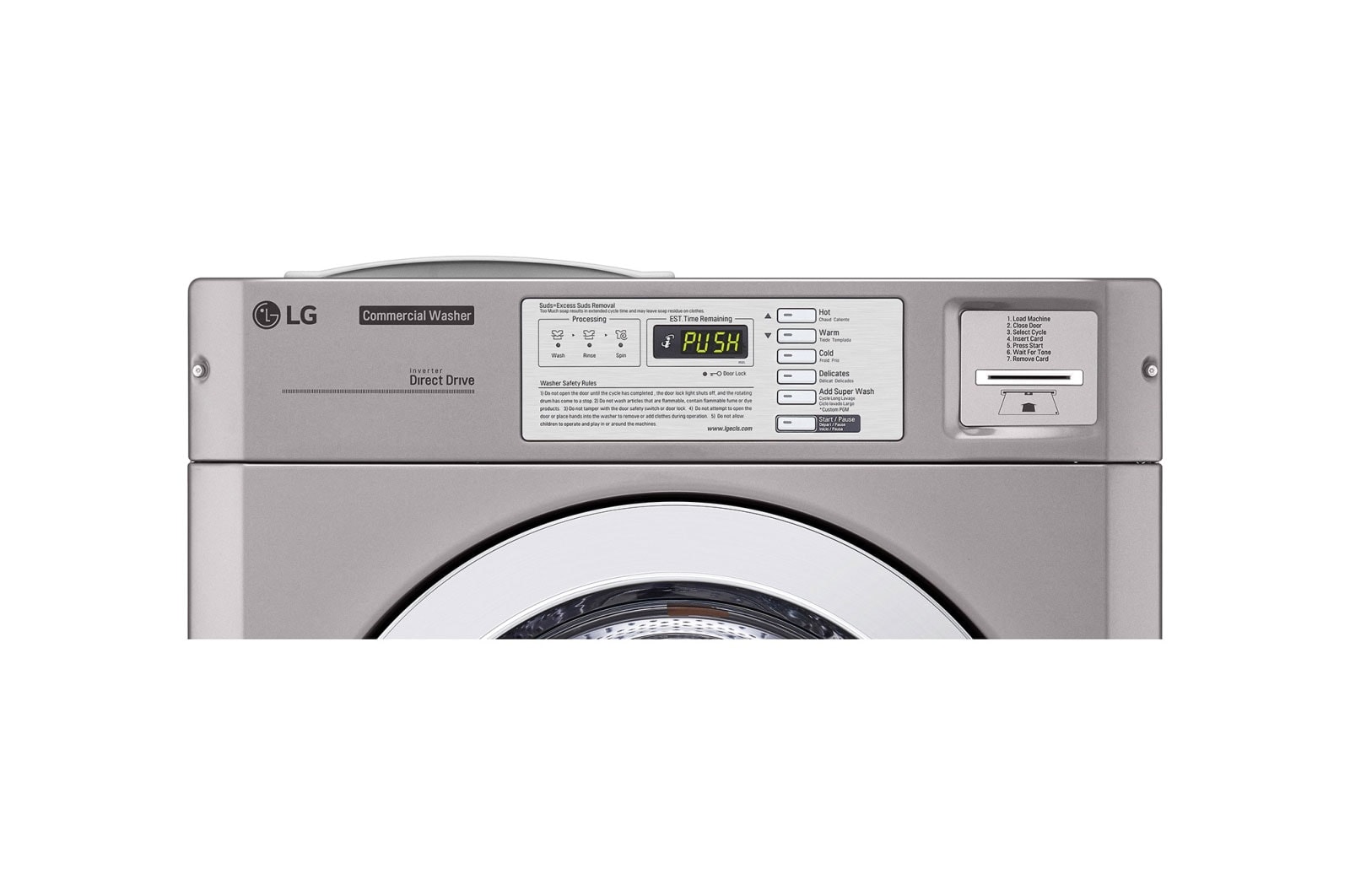LG Lavadora Stack Lower CARD/OPL 5.2 cu.ft – 147 Lts, FH0C7FD41