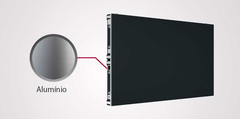 El marco del LSBF está compuesto de aluminio.