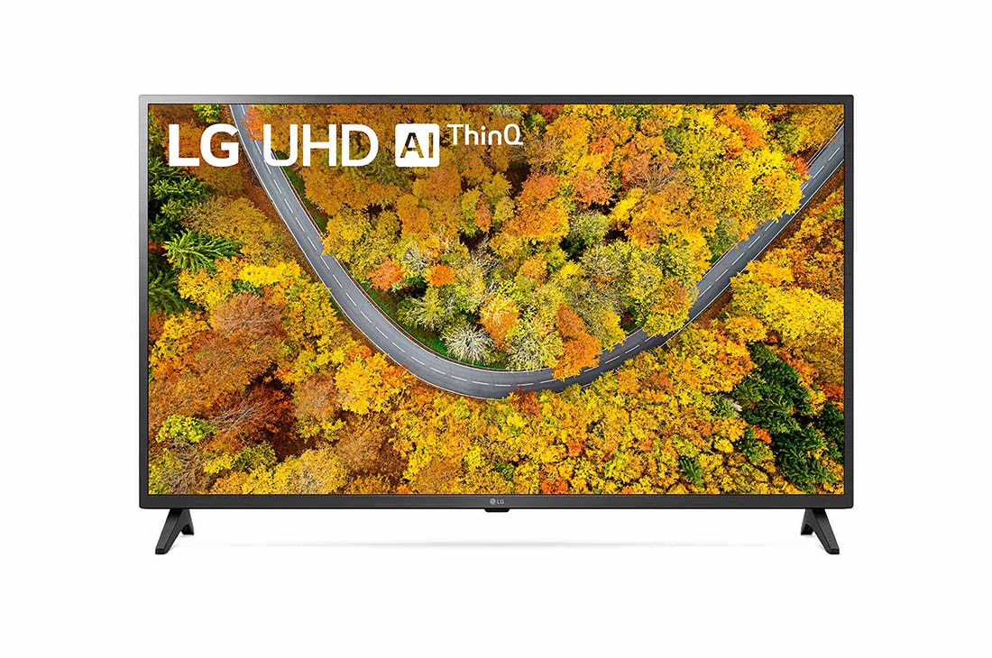 LG UHD AI ThinQ 43'' UP75 4K Smart TV, α5 AI Processor, 43UP751C0SF