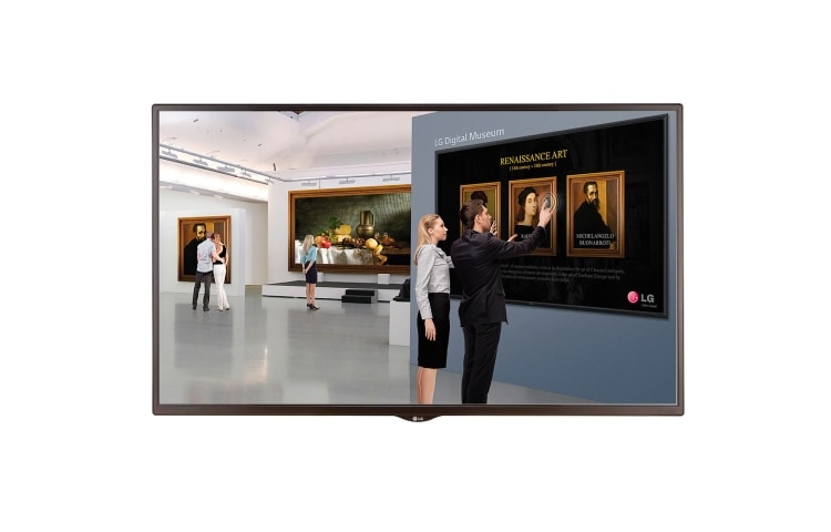 Vista frontal de LG Monitor LED Profesional 43&#34; FHD Bisel Delgado 43SM5B