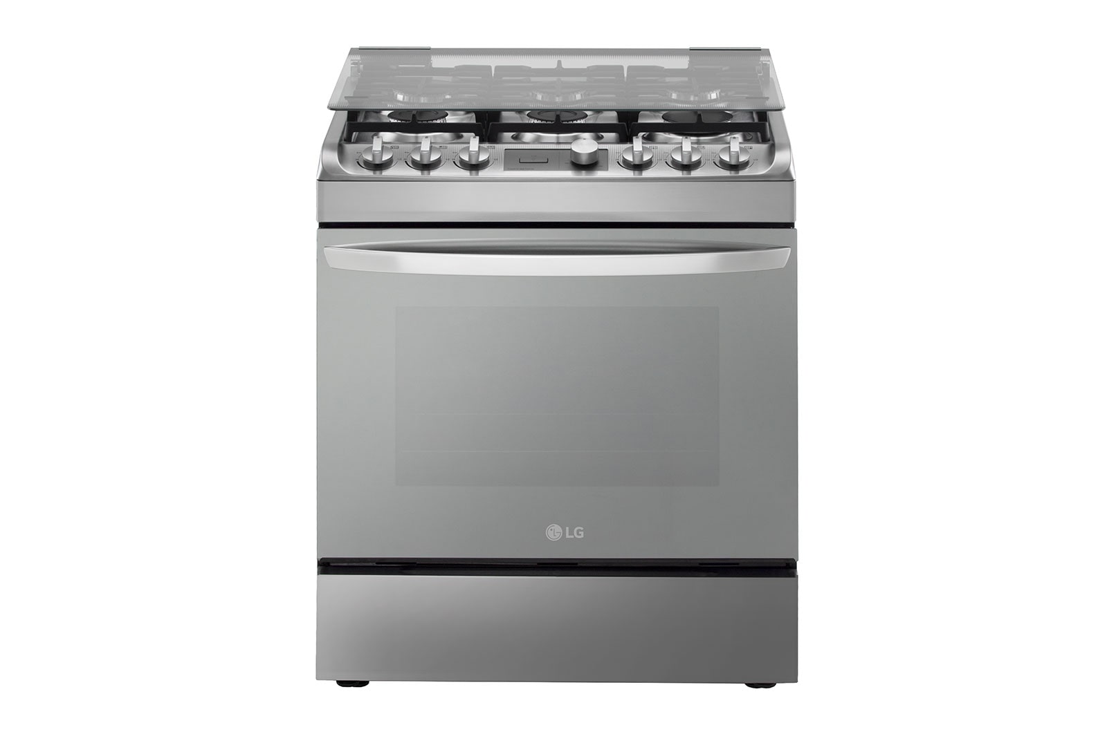 Vista frontal de Estufa LG Triple Flama UltraHeat™ con tecnología EasyClean™ 5.4 pies³ RSG315T