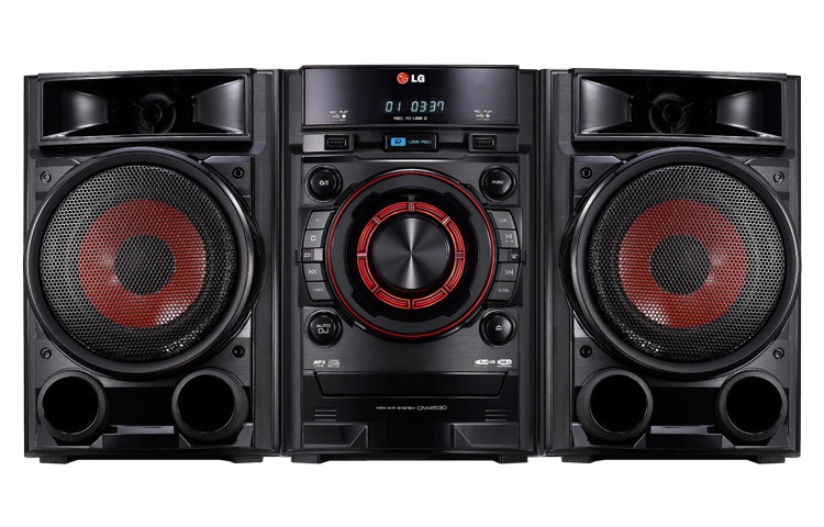 Vista frontal de Mini Componente CM4330