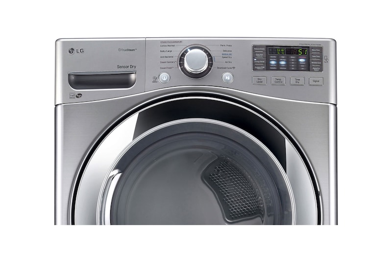 LG Secadora Carga Frontal con ciclos de vapor Steam™ con Smart Diagnosis™ 20 Kg color Plata, DF20VVS