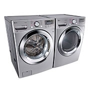 LG Secadora Carga Frontal con ciclos de vapor Steam™ con Smart Diagnosis™ 20 Kg color Plata, DF20VVS