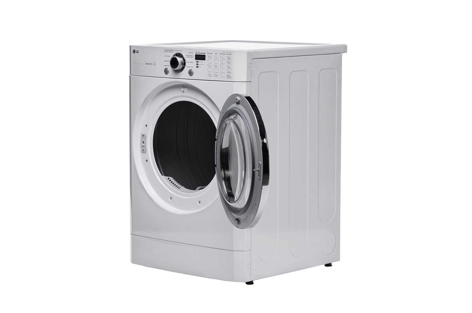 LG Secadora Carga Frontal Panel Intercambiable con ciclos de vapor Steam™ con Smart Diagnosis™ 20 Kg color Blanca, DF20WKSG