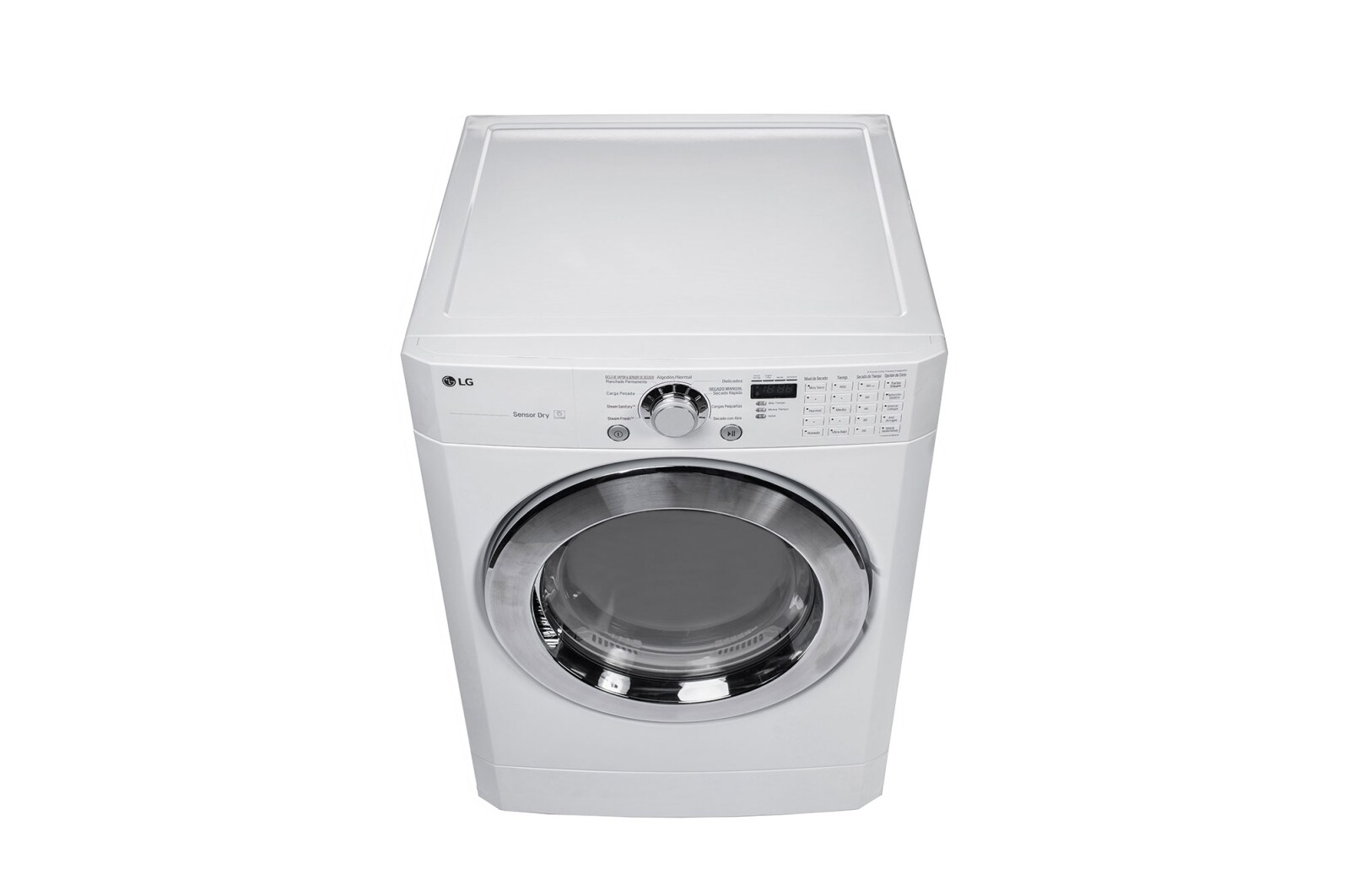 LG Secadora Carga Frontal Panel Intercambiable con ciclos de vapor Steam™ con Smart Diagnosis™ 20 Kg color Blanca, DF20WKSG