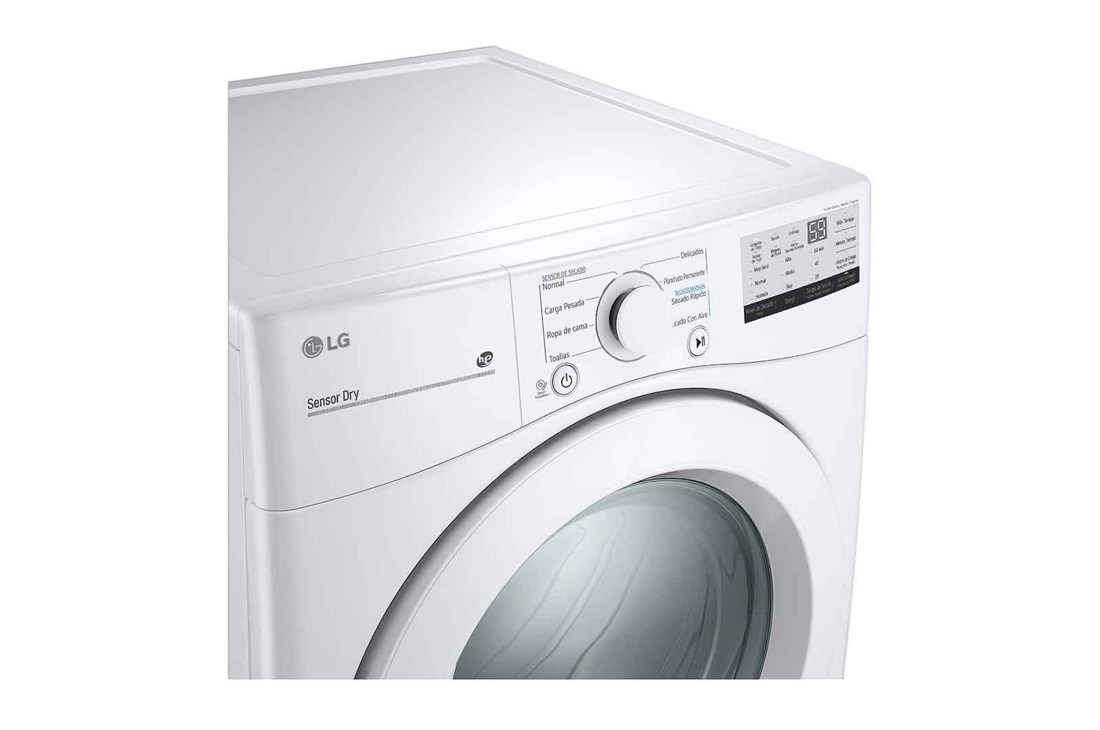 LG Secadora Carga Frontal a Gas Inteligente 20kg, DF20WV2W