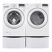 LG Secadora Carga Frontal con ciclos de vapor Steam™ con Smart Diagnosis™ 20 Kg color Blanca, DF20WV