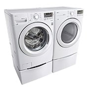 LG Secadora Carga Frontal con ciclos de vapor Steam™ con Smart Diagnosis™ 20 Kg color Blanca, DF20WV