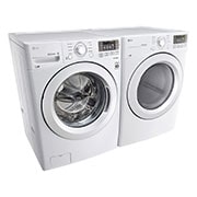 LG Secadora Carga Frontal con ciclos de vapor Steam™ con Smart Diagnosis™ 20 Kg color Blanca, DF20WV
